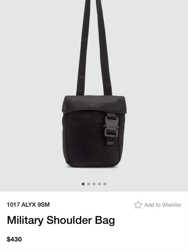 sling bag alyx military, foto 10