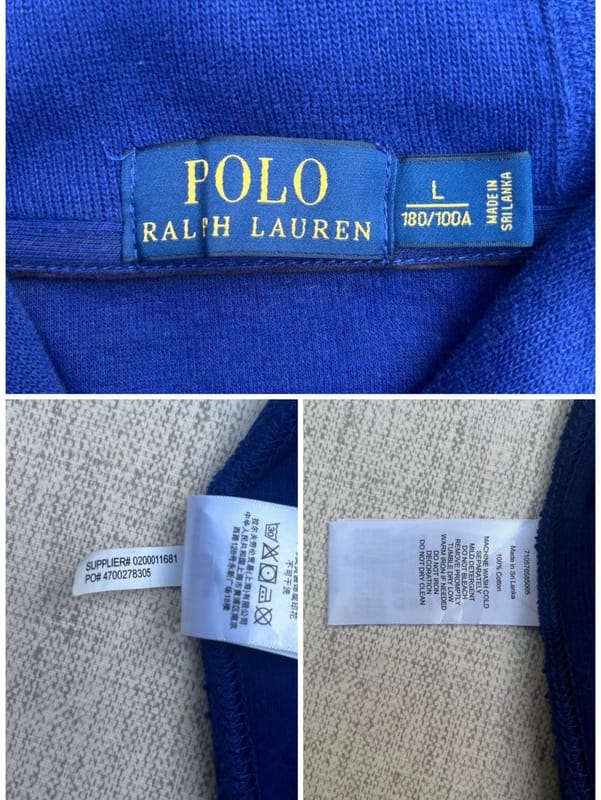 Polo Ralph Lauren Royal Blue Shawl Collar Pullover, foto 7