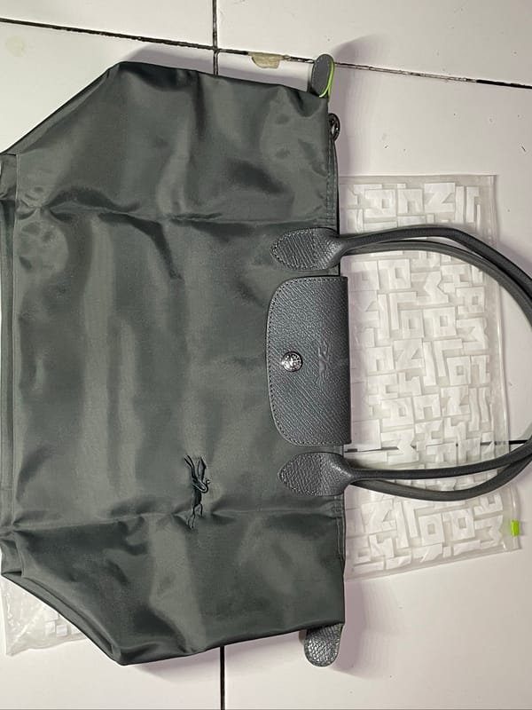 NEW Longchamp grey MMH, foto 2