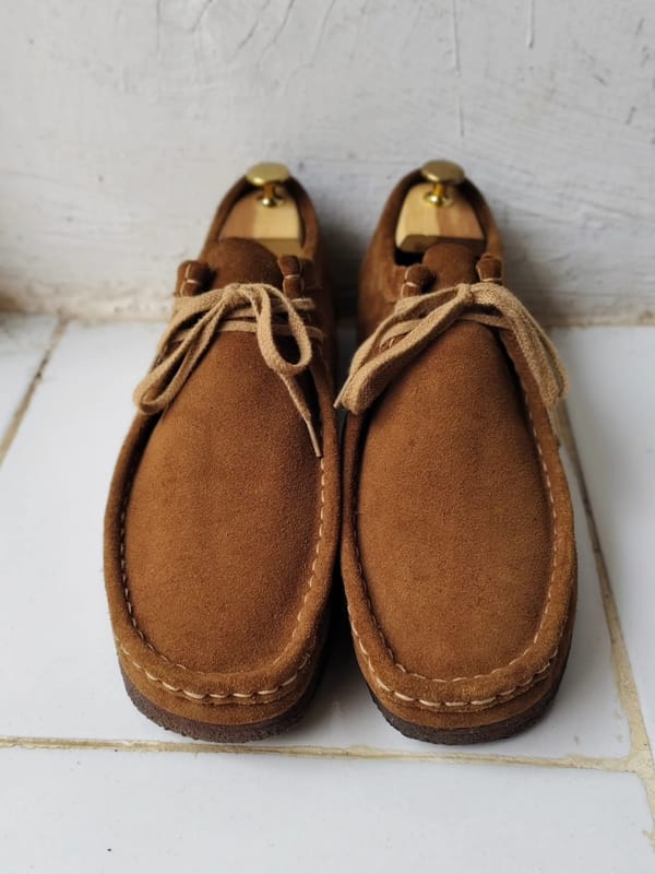 Clarks wallabee cola suede size 10½G / 45 original, foto 6