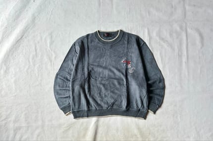 Crewneck Boxy Vintage Jeans Louis Fradet