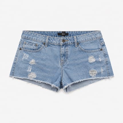Vintage Curated Light Denim Short Jeans