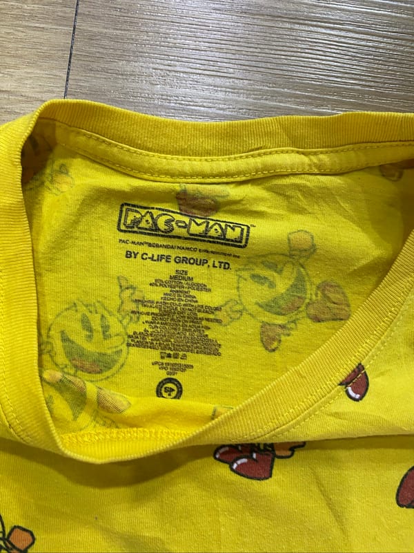 PACMAN BANDAI NAMCO TSHIRT, foto 4