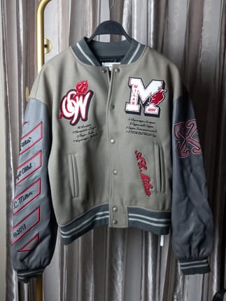 Off-White AC Milan edition varsity