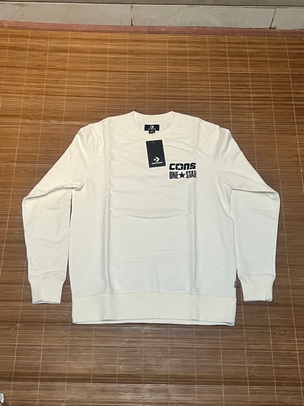 Crewneck Converse White, foto 2