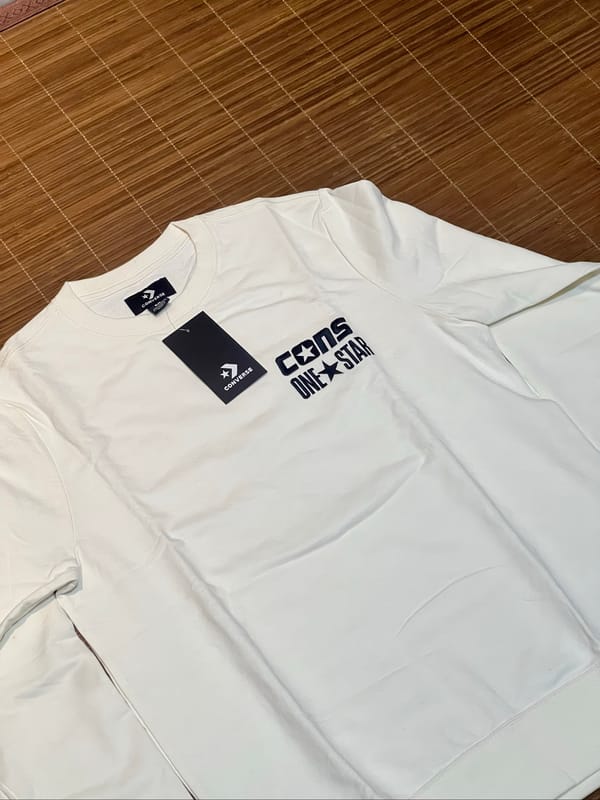 Crewneck Converse White, foto 3