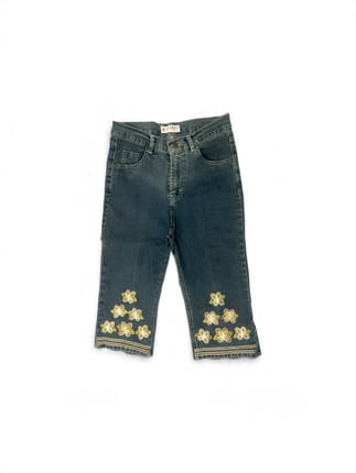 capri jeans embroidery