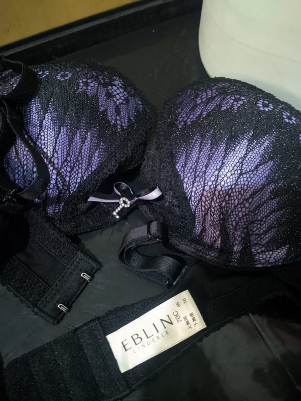 Lace Bra By EBLIN Lucu Elegant Thrift Import 32C, foto 6