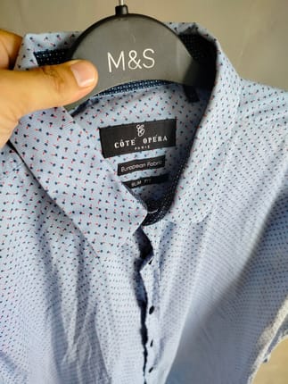 kemeja slim fit Stretch pria SIZE XXL cute Opera