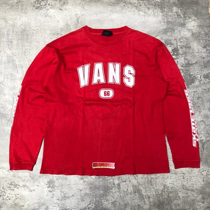 Vintage Longsleeve Vans skate Spellout