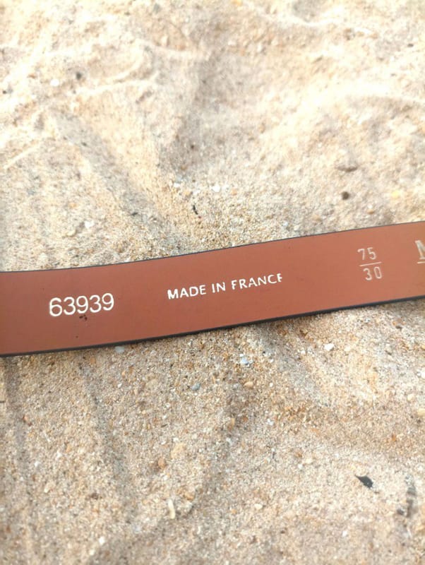 Maison Boinet Leather Belt Original, foto 4