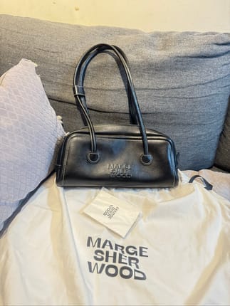 Marge Sherwood Soft Boston Black Bag - Preloved