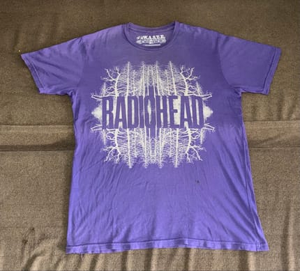 Kaos band Vintage official Radiohead