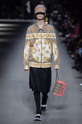 AW18 Burberry Regis high top sneaker suede