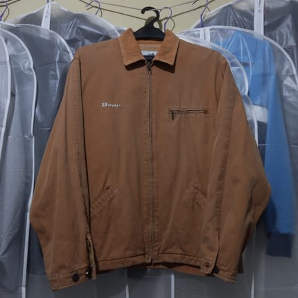 Work Jacket Canvas Boxy Fit Brown Not Carhartt Dickies