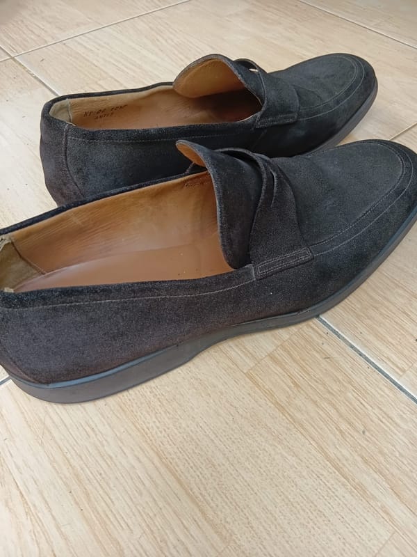 BALLY  Windsor Suede Penny Loafers size 45,3, foto 3