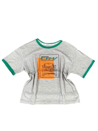 Y2K Honda CRV Cropped Fitted T Shirt