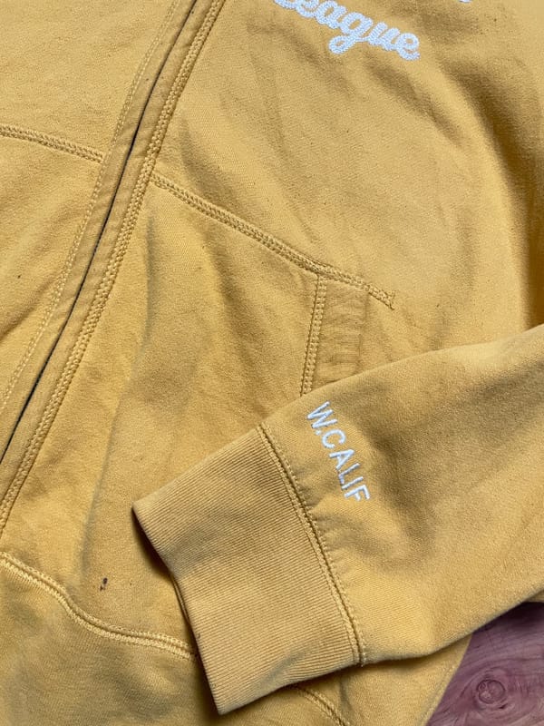 zip hoodie who.a.u yellow, foto 5