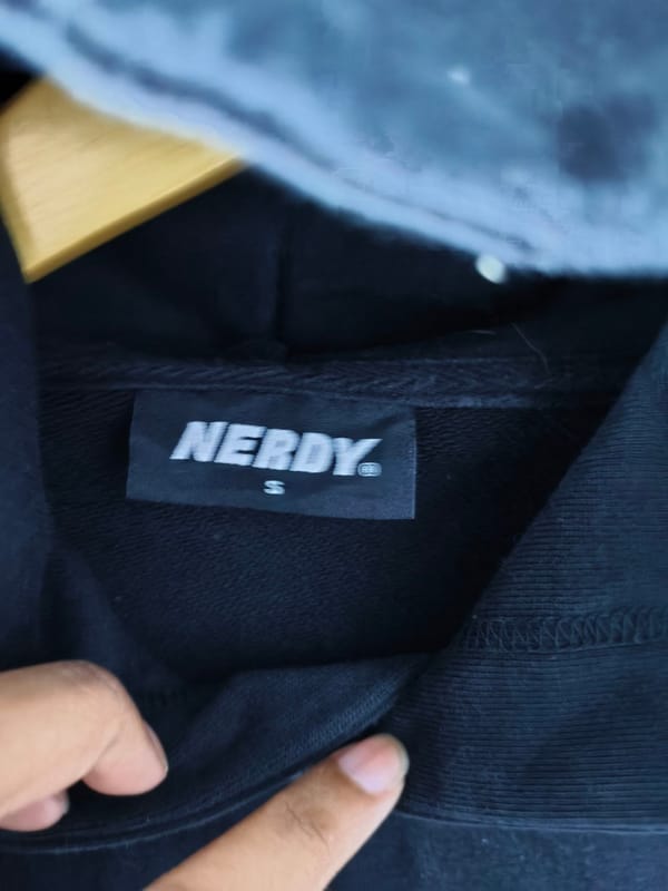 Nerdy Spell Out Hoodie, foto 3