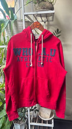 Hoodie Zipper WHO A.U