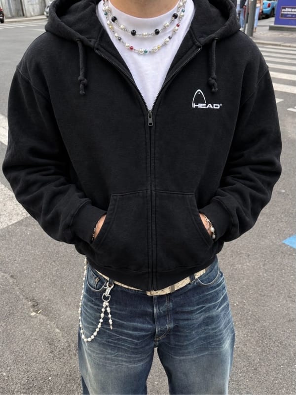 black head heavy weight zip up hoodie, foto 4