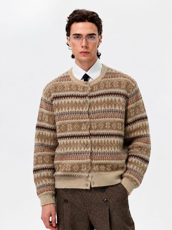 Cardigan Navajo O neck P12, foto 3