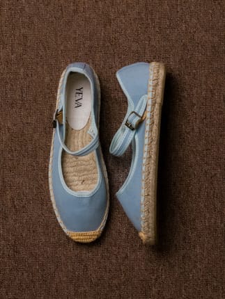 Linen flatshoes