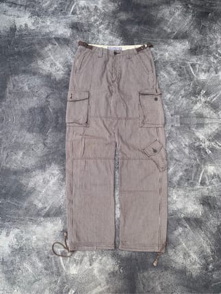 Samuel & kevin cargo brown hickory pants