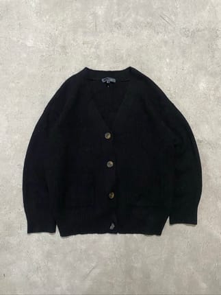 H Connect Double Pocket  Rib Knit Cardigan