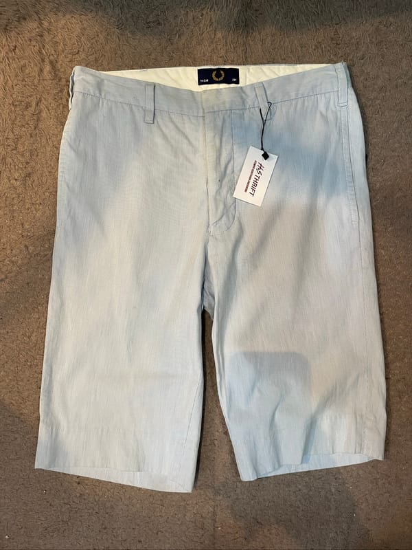 Shortpants Fred Perry Light Blue, foto 5