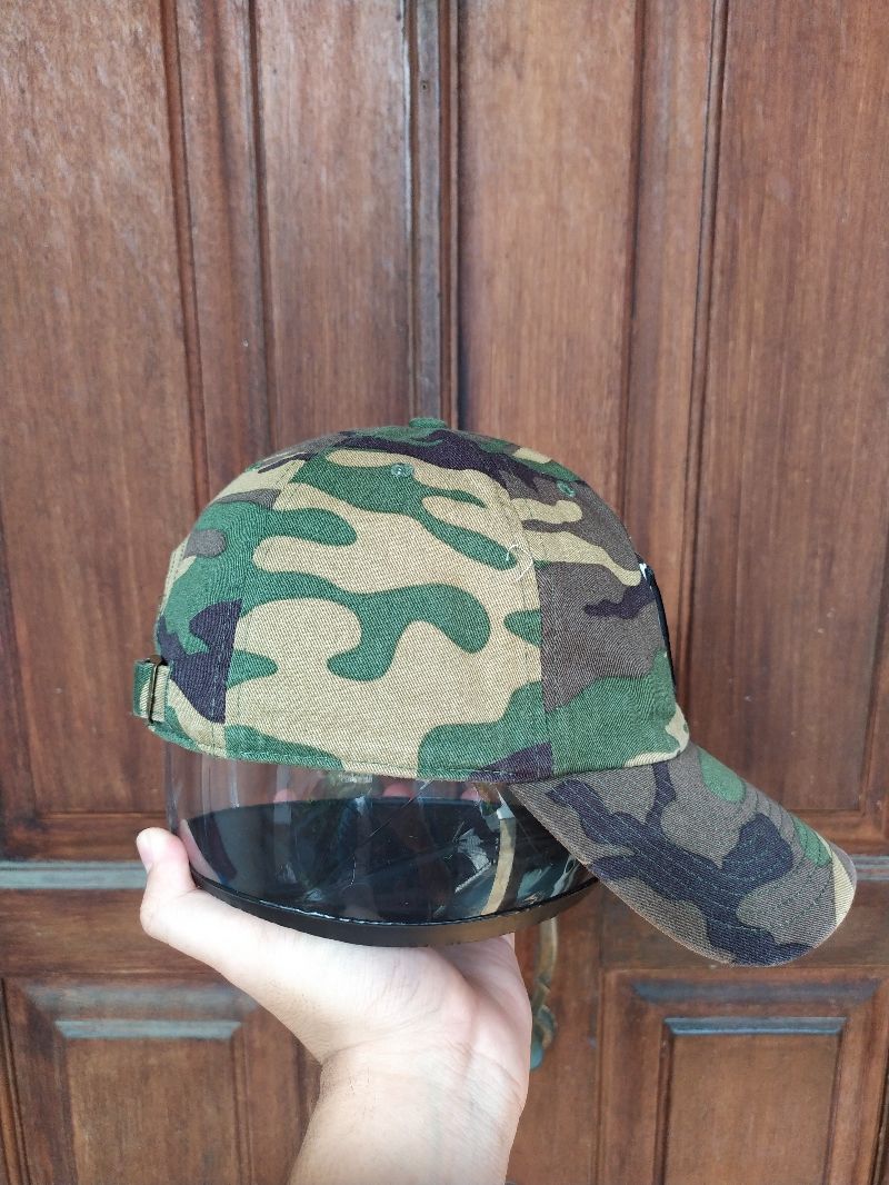 MLB Vintage Casual Hat Pria tan black, foto 2