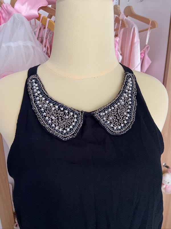 Beaded Black Dress, foto 4