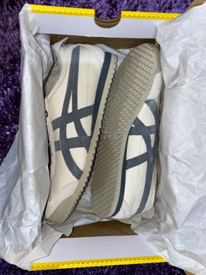 Onitsuka Tiger Vintage Streetwear Sneakers Pria white gray