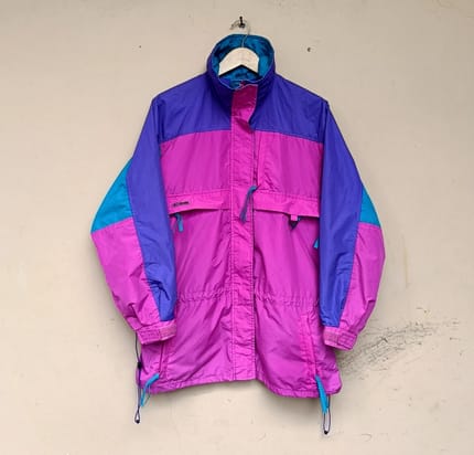 Columbia gizzmo outdoor vintage jacket colorblock