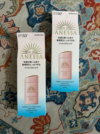 sunscreen Anessa mild milk preloved segel baru new 60ml