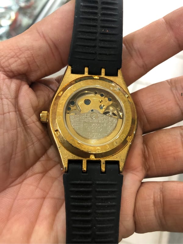 Swatch gold klasik otomatis, foto 4