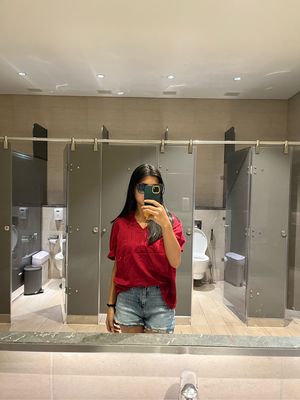 Fairy Casual Shirt Wanita burgundy