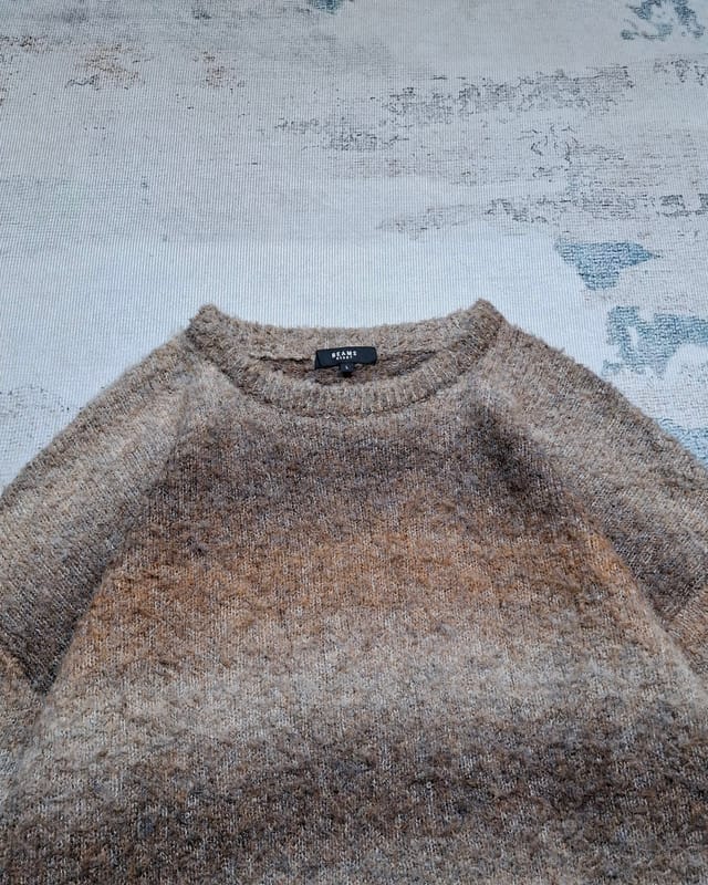 Mohair Knitwear Gradient Beams, foto 5