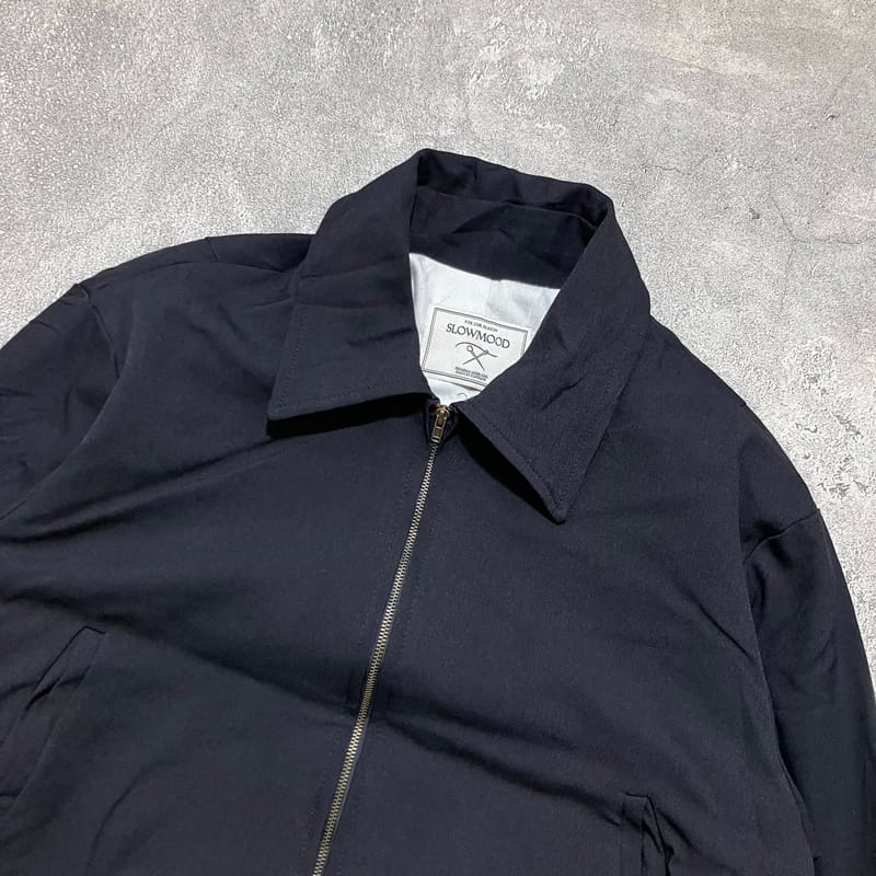 Slowmood navy zip-up blousons jacket, foto 4