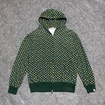 BAPE X KAWS HOODIE FULL PRINT