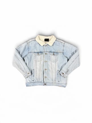 DENIM JACKET LIGHTBLUE SHERPA