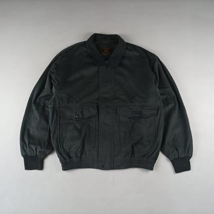 Vintage club flight faux suede size L pria B082