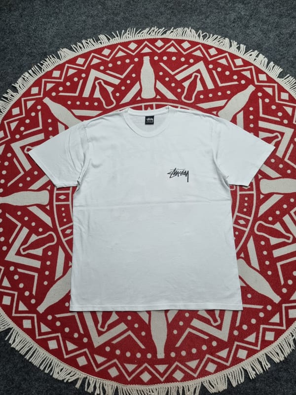 Stussy Fuzzy Dice White Tee, foto 2