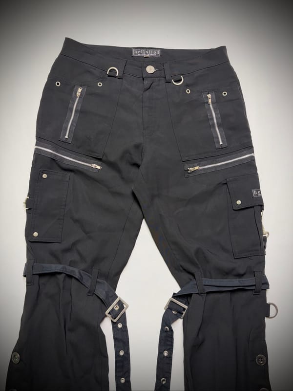 HELLOHELL BONDAGE PUNK GOTHIC VKEI GRUNGE PANTS, foto 4