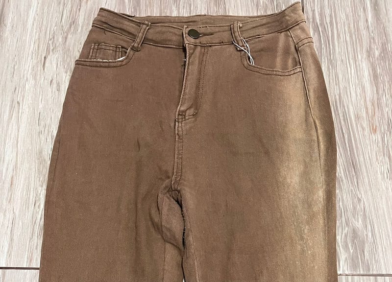 Highwaist Flare / Cutbray Jeans -

Brown, foto 2