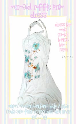 Halter summer floral sequin dress