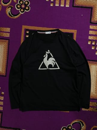 Le Coq Sportif Big Logo Long Sleeve Tee