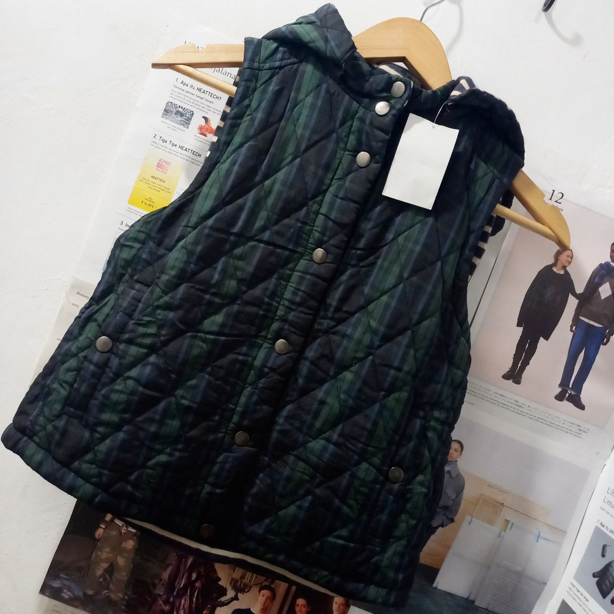Casual Vest Pria green, foto 2