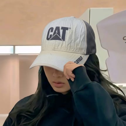 Caterpillar Cat Equipment Twill Mesh Hat Trucker's Cap