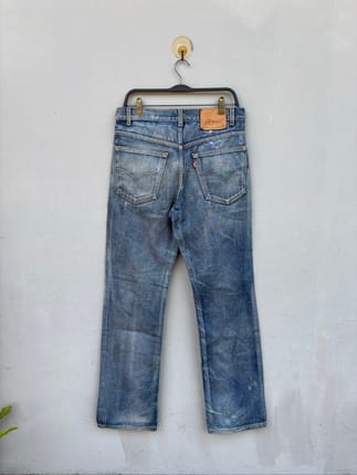Levis 517 Bootcut Ripped Jeans